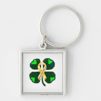 Childhood Cancer DOES NOT Discriminate! Key Ring