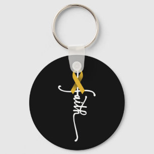Childhood Cancer Faith Childhood Cancer Awareness Key Ring