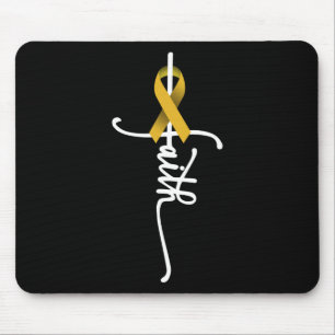 Childhood Cancer Faith Childhood Cancer Awareness Mouse Pad