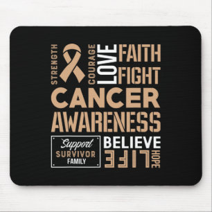 Childhood Cancer Fight Cancer Ribbon 2 Mouse Pad
