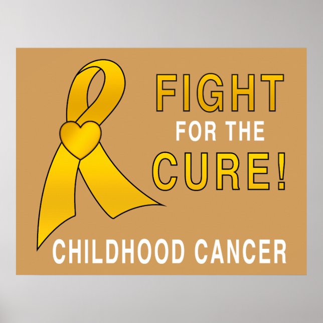 Childhood Cancer Fight for the Cure Poster (Front)
