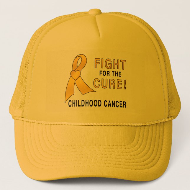 Childhood Cancer Fight for the Cure Trucker Hat (Front)