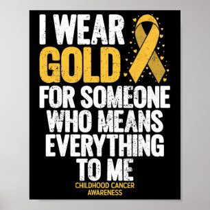 Childhood Cancer for Family Childhood Cancer Awar Poster