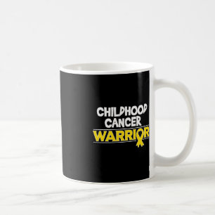 Childhood Cancer Gift Gold Awareness Ribbon Coffee Mug