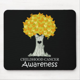 Childhood Cancer Gold Ribbon Awareness Month  Mouse Pad