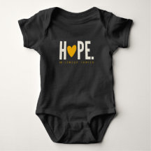 childhood cancer HOPE Baby Bodysuit One-Piece