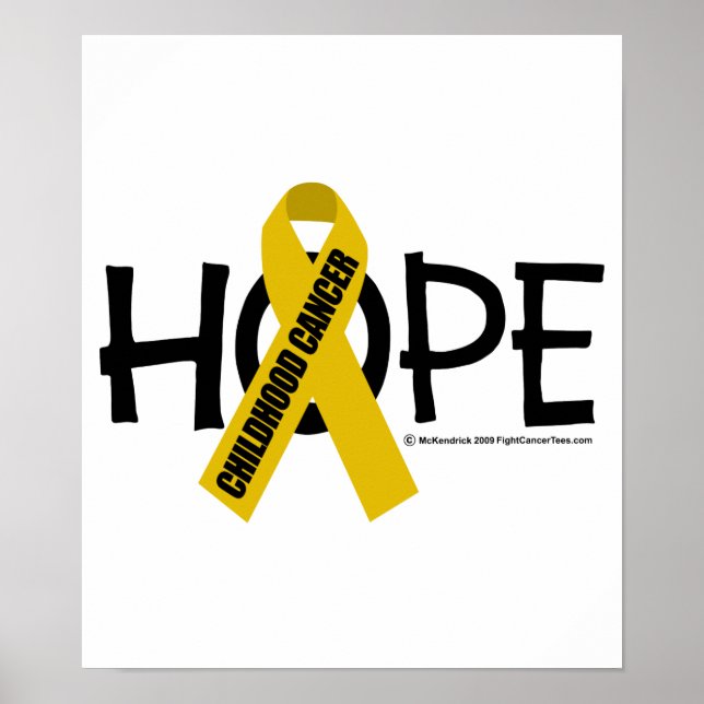 Childhood Cancer Hope Poster (Front)