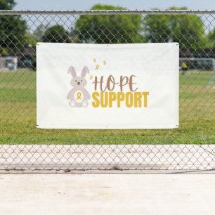 childhood cancer. hope support Banner Outdoor sign