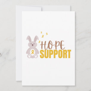 childhood cancer. hope support.  Stationery  Invitation