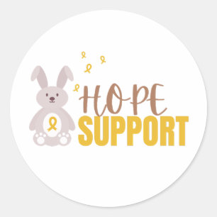 childhood cancer. hope. support. Stickers Labels