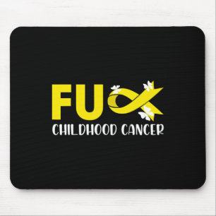 Childhood Cancer I Wear Gold For Cancer Awareness Mouse Pad