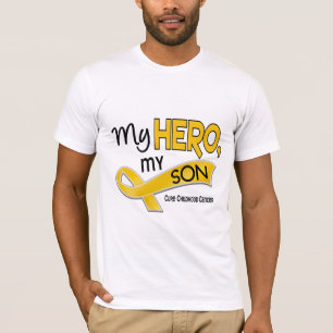 Childhood Cancer MY HERO MY SON 42 T-Shirt