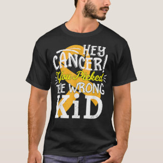 Childhood Cancer Shirt Awareness Survivor Wrong Ki