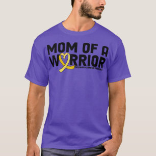 childhood cancer shirt mum of a warrior childhood 