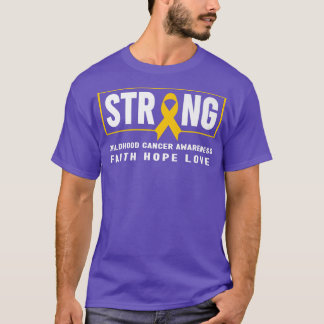 Childhood Cancer Strong Shirt - Childhood Cancer A