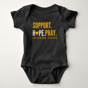 childhood cancer support Baby Bodysuit One-Piece