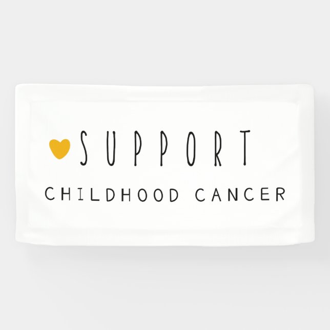 childhood cancer support. Banner  (Horizontal)