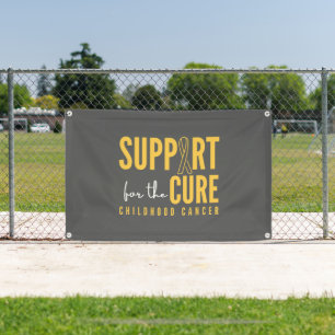 childhood cancer support cure Banner Outdoor sign