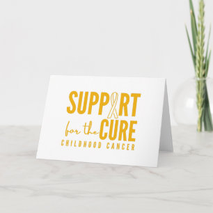 childhood cancer support cure Invitations Cards