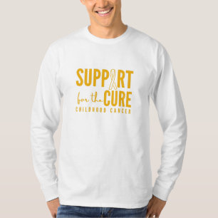 childhood cancer support cure long sleeved T-Shirt