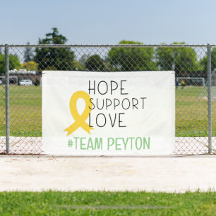 childhood cancer support Custom Banner Outdoor