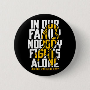 Childhood Cancer Support Family Childhood Cancer A 6 Cm Round Badge
