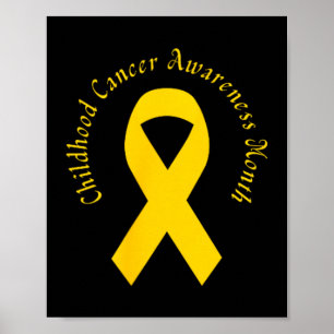 Childhood Cancer Support Family Childhood Cancer Poster