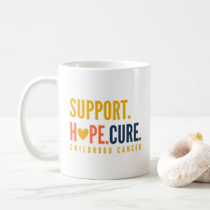 childhood cancer support hope cure Mug