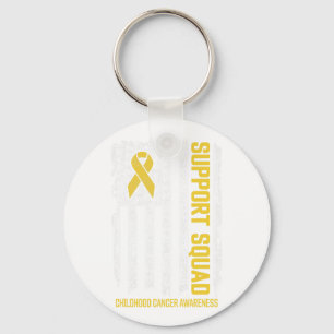 Childhood Cancer Support Squad Childhood Cancer Aw Key Ring