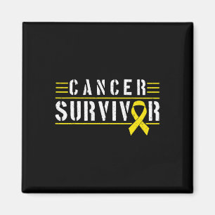 Childhood Cancer Survivor 1 Childhood Cancer Ribbo Magnet