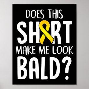 Childhood Cancer Survivor Ld Gold Ribbon Poster
