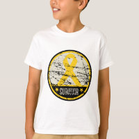Childhood Cancer Survivor Mens Vintage