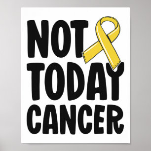 Childhood Cancer Survivor Party Shirt Kids Cancer Poster