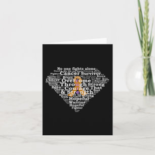 Childhood Cancer Survivor Superhero  Card