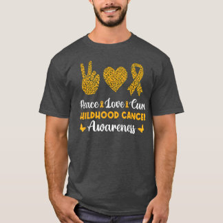 Childhood Cancer Survivor Warrior Support Pediatri T-Shirt