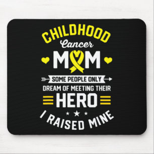 Childhood Cancer Warrior Mum Mother Awareness Supp Mouse Pad