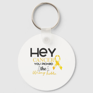 Childhood Cancer You Picked The Wrong Kiddie Aware Key Ring