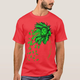 Childhood Depression Awareness Sunflower ribbon fl T-Shirt