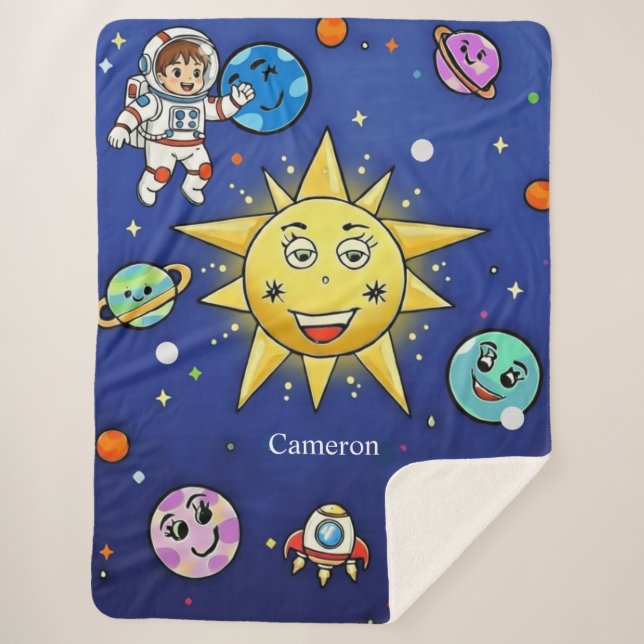 Childhood Dreams Sherpa Blanket, Large 60X 80 Blanket (Front)