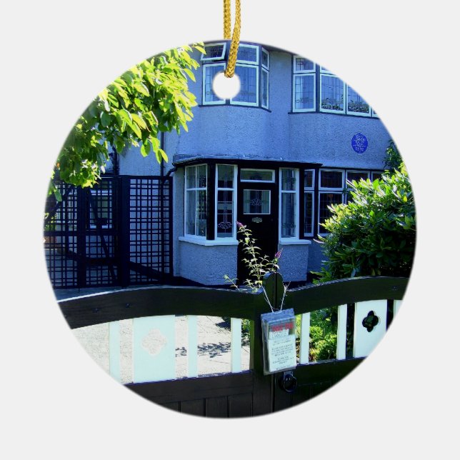 Childhood home of John Lennon Ceramic Ornament (Front)