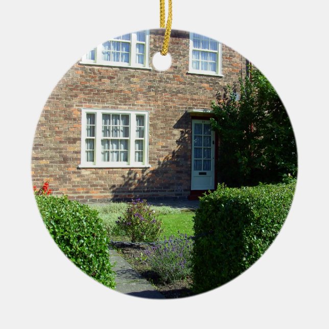 Childhood home of Paul McCartney Ceramic Ornament (Front)