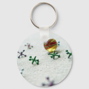 Childhood Jacks Key Ring