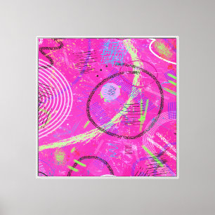 Childhood Memories Abstract Art Canvas Print