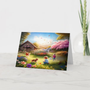 Childhood Memories Card for Seniors In Care Places