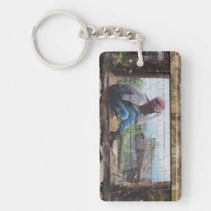 Childhood Memories Graffiti Key Ring