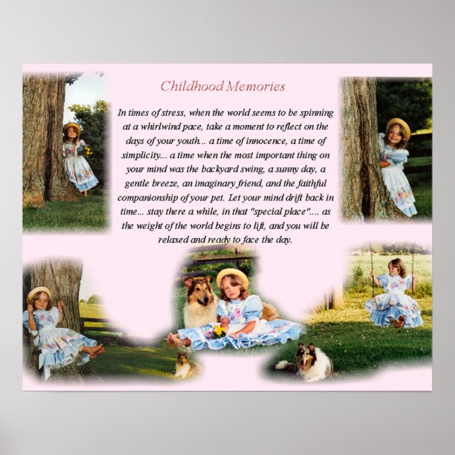 Childhood Memories Inspirational Poster (Front)