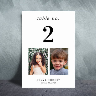 Childhood Pictures Photos Table Number 2 Wedding