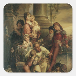 Childhood Square Sticker