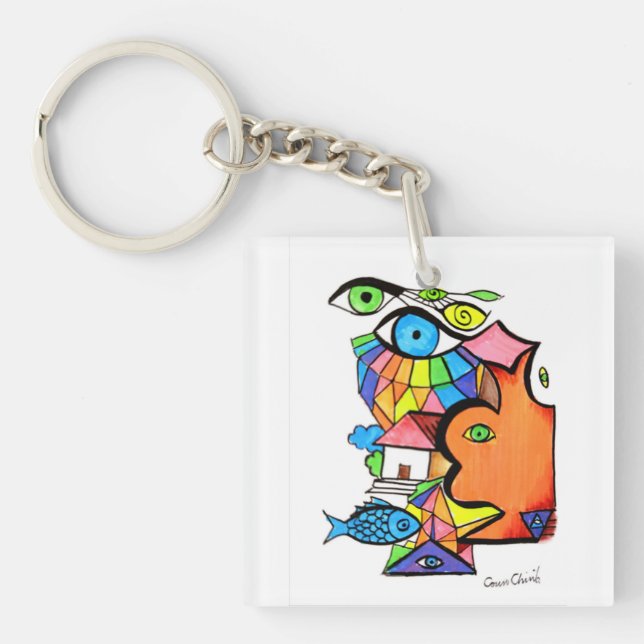 Childhood story key ring (Front)