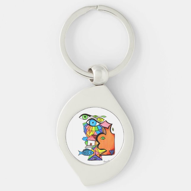 Childhood story key ring (Front)